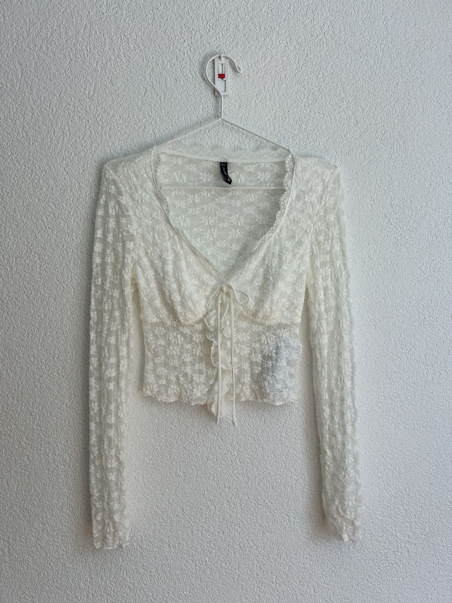 Top: FB Sister Top/Oberteil weiss Spitze  – Nuovo (secondo la descrizione) da Chur venduto da faja7000
