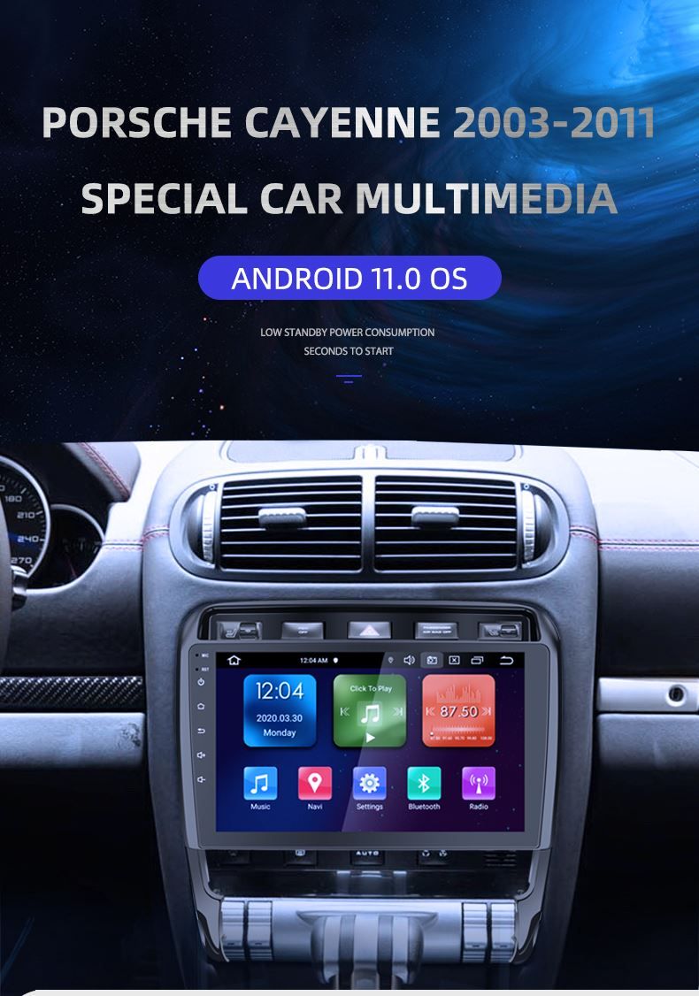 Radio: 9" Android 13 Porsche Cayenne Multimedia – Nuovo e nell'imballaggio originale da Malans GR venduto da BUYBEST-Schweiz 1