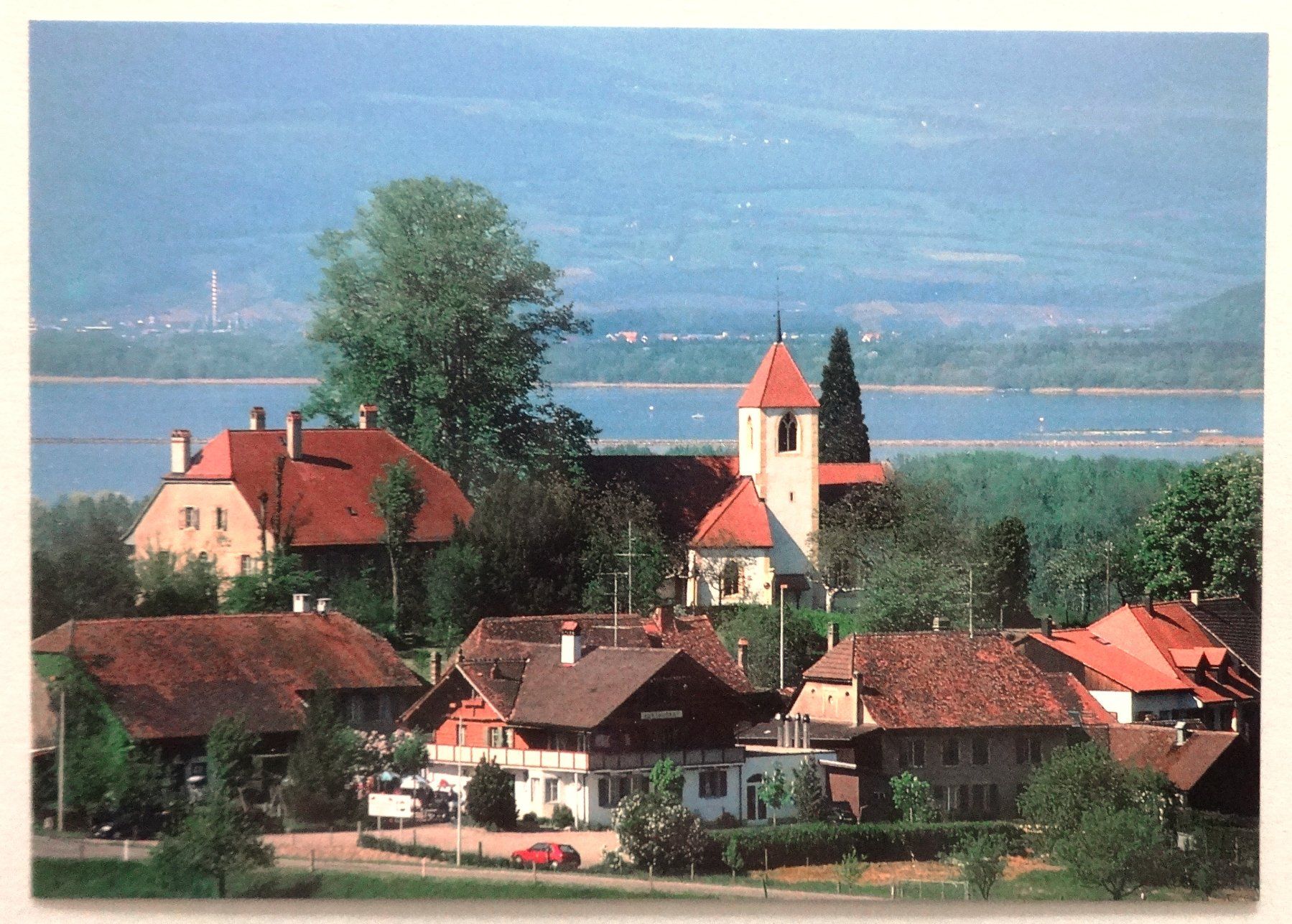 Ansichtskarten: L' église de Montet-Cudrefin – Gebraucht aus Fétigny von Billy2miny