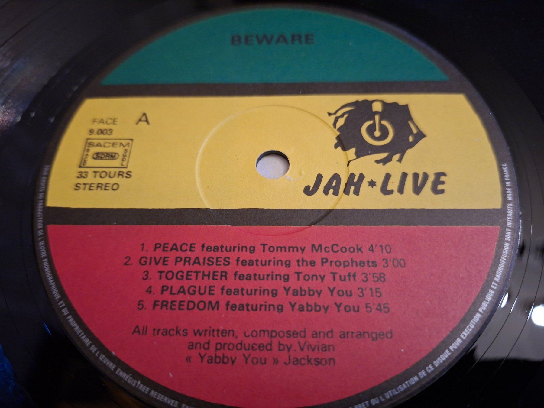 Dischi in vinile: Reggae-Dub LP - Yabby You - Beware - 1981 – Usato da Bernex venduto da Wannabehasbeen01 2