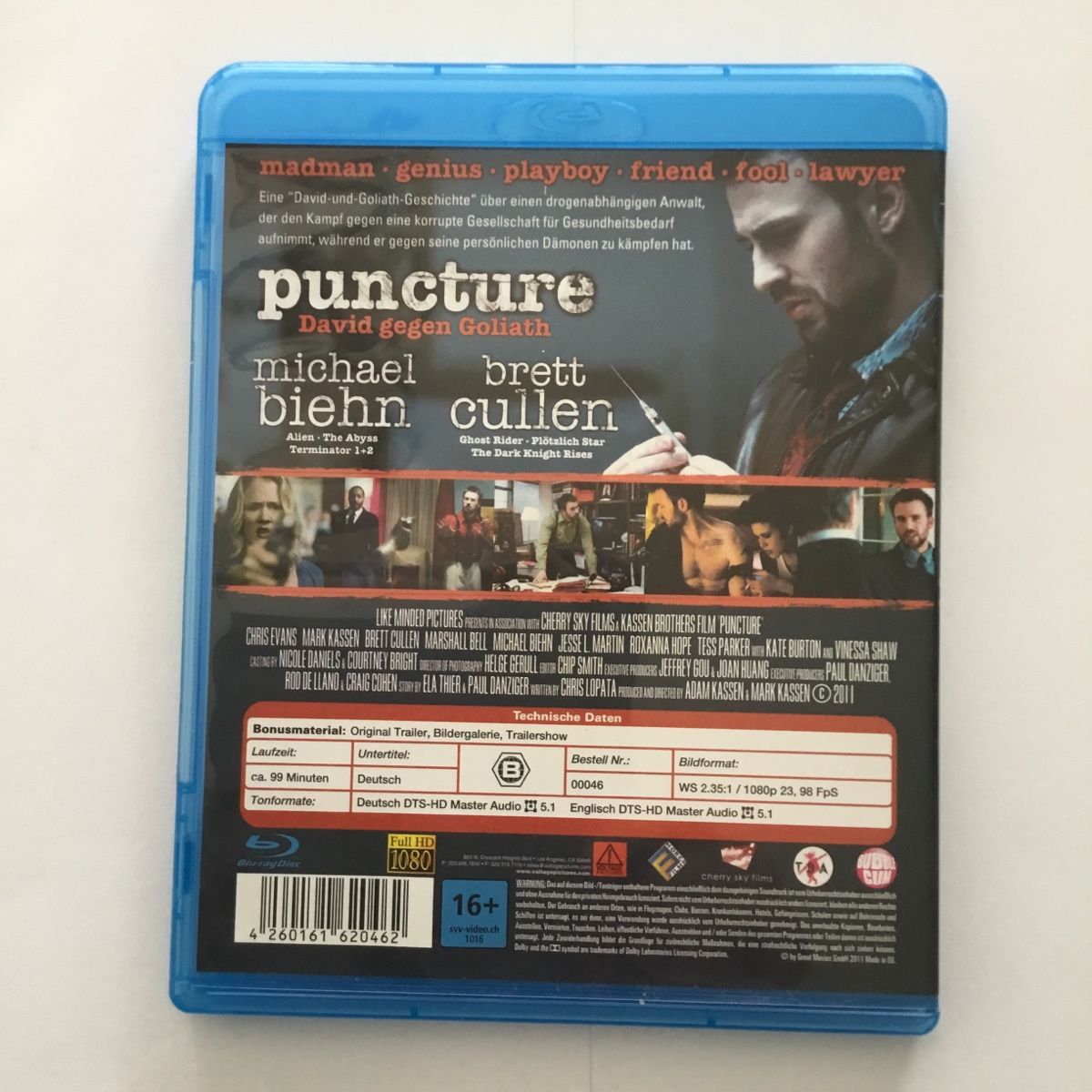 Tous les DVDs: Puncture- Blu Ray Neu Wertig  – Neuf (Voir description) à Blauen par berlingo65 1