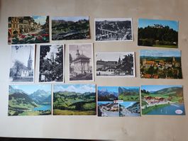 13 x Karten Fribourg ab 1934
