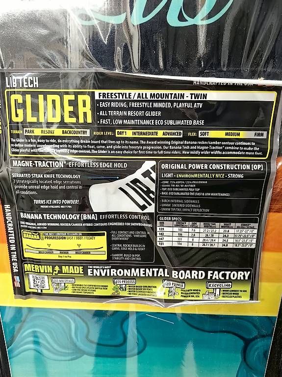 Boards: Lib Tech Snowboard Glider 151 Unisex  – Neu und originalverpackt aus Landquart von jan_wsj8 3