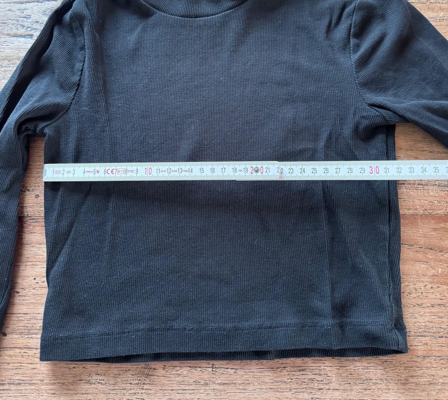 Top: Even&Odd langarm crop Top_Shirt. Schwarz. – Usato da Zürich venduto da Sunnyflower97 7