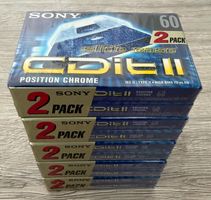 10 Stk Kassetten Sony - CDIt II 60 1998-1999 Typ II Chrome