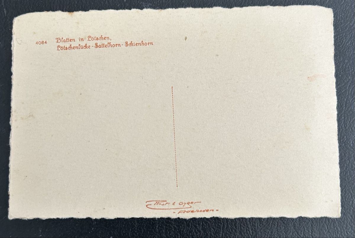 Cartoline postali: Fotokarte Blatten im Lötschental  – Usato da Horw venduto da Tellbub 1