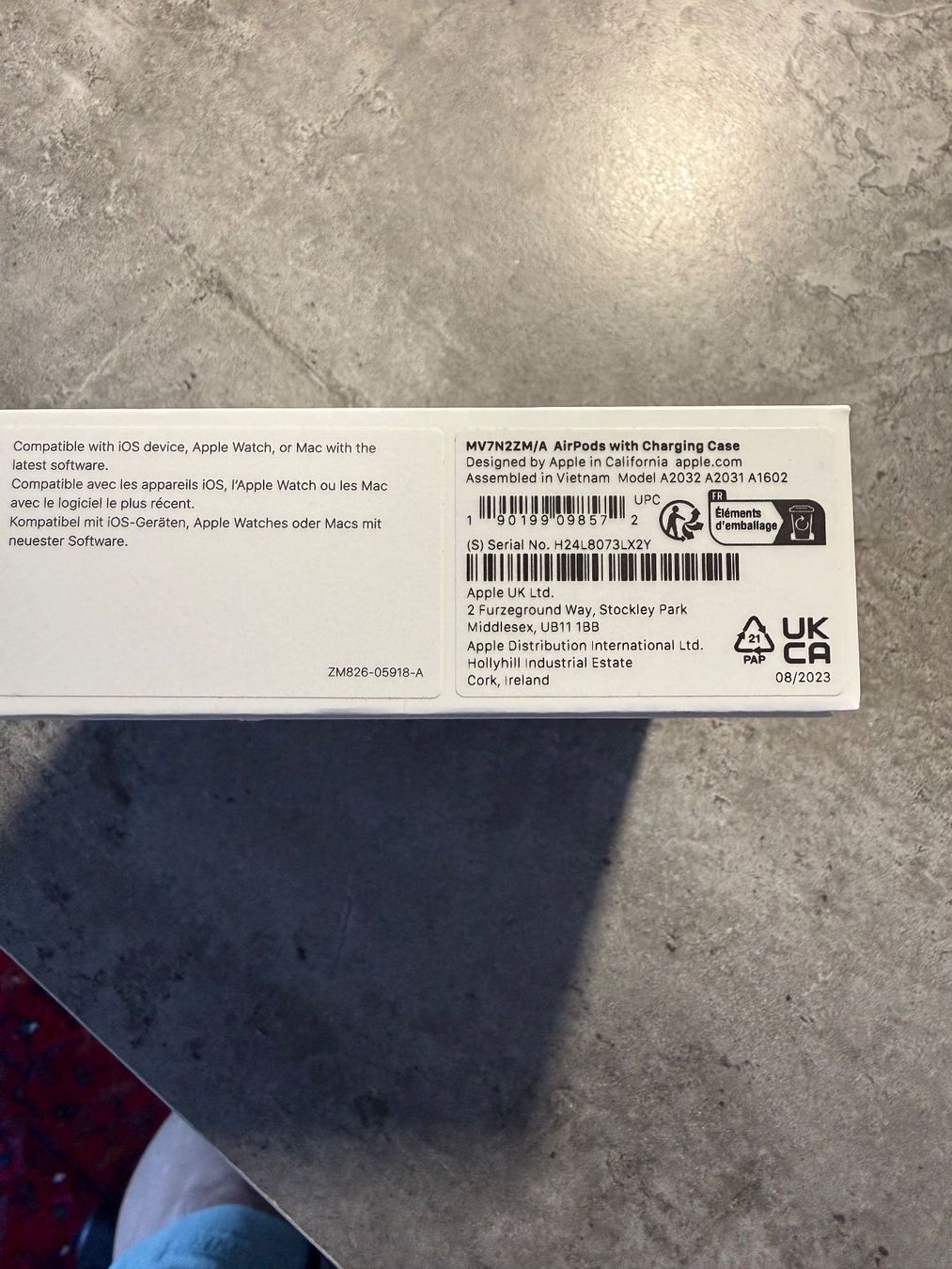 Apple Casques audio: AirPods – Neuf avec emballage d'origine à Neuhaus SG par gmuermaxa 3