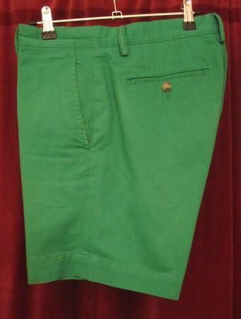 Polo Ralph Lauren, The Polo Chino. Bermuda Vert, coton