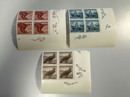 1947, Jagdserie II, FL213-FL215, postfrisch