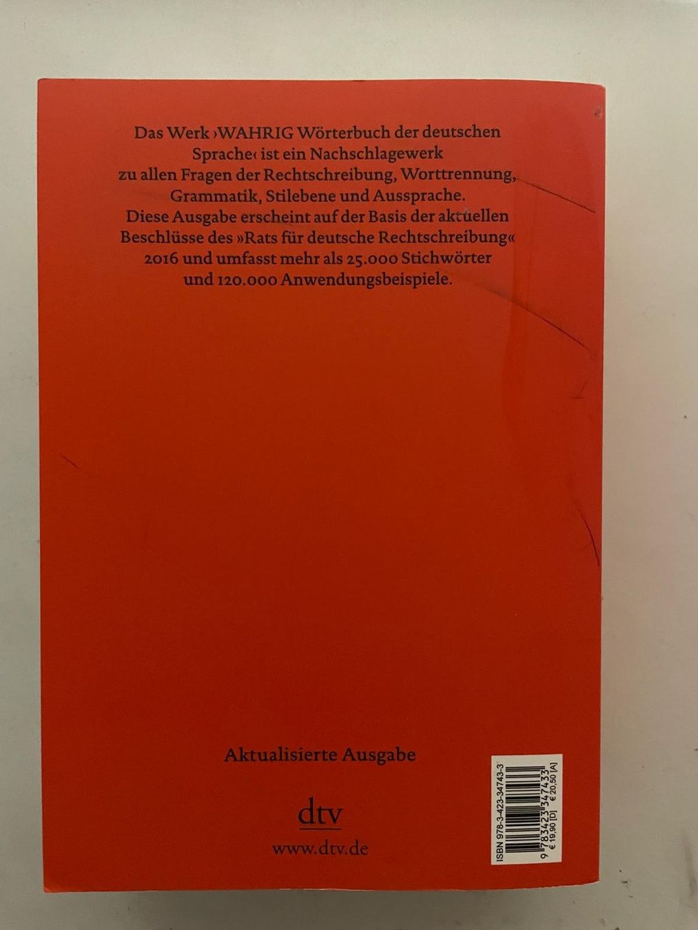 Bücher: Wahrig - Wörterbuch der deutschen Sprache – Gebraucht aus Untersiggenthal von l2_nmok 1