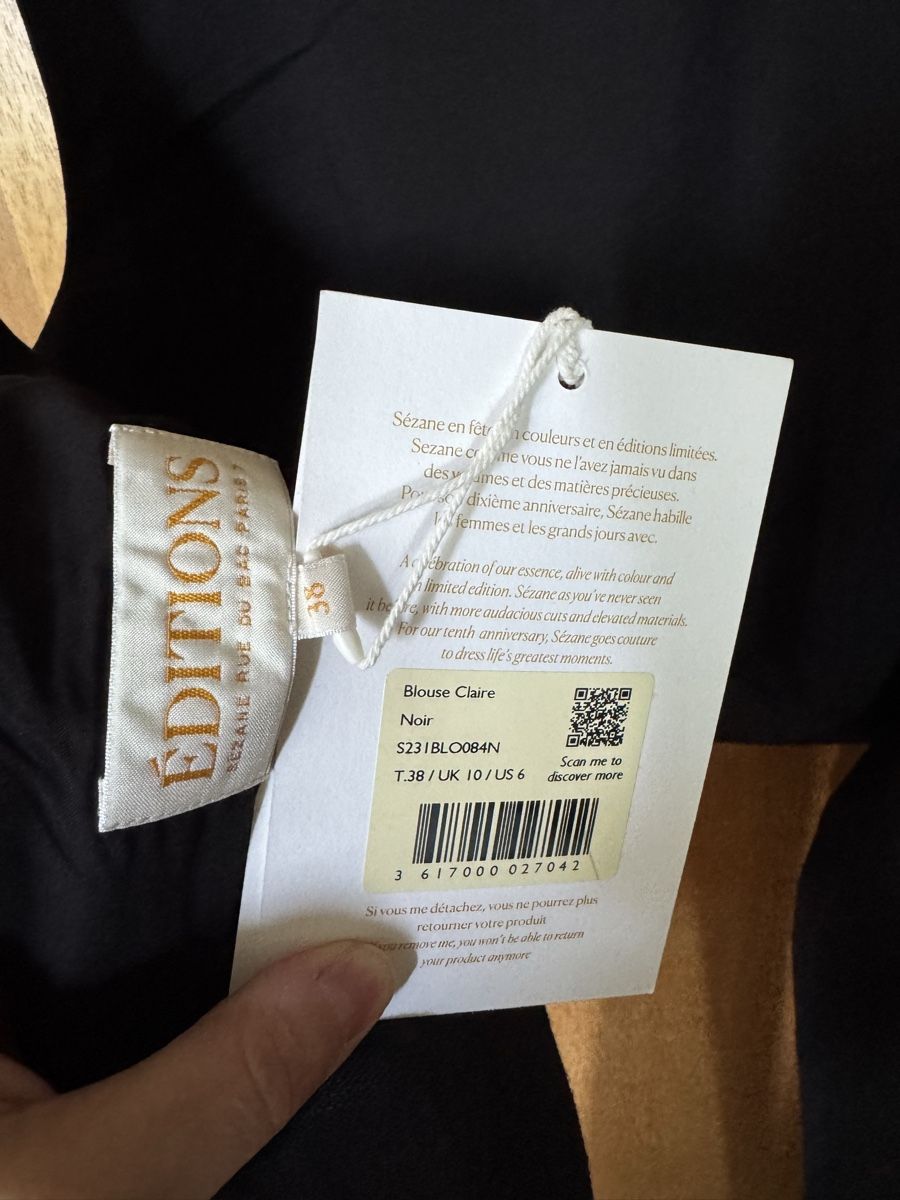Sezane Top: Top Claire de Sézane- - t 38 – Nuovo e nell'imballaggio originale da Le Lignon venduto da mae_9hql 2
