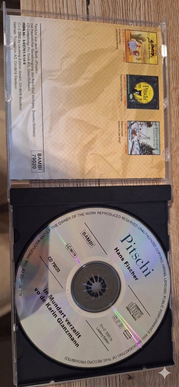CD: Pitsschi - Hörspiel CD – Usato da glis venduto da Nanbo 1