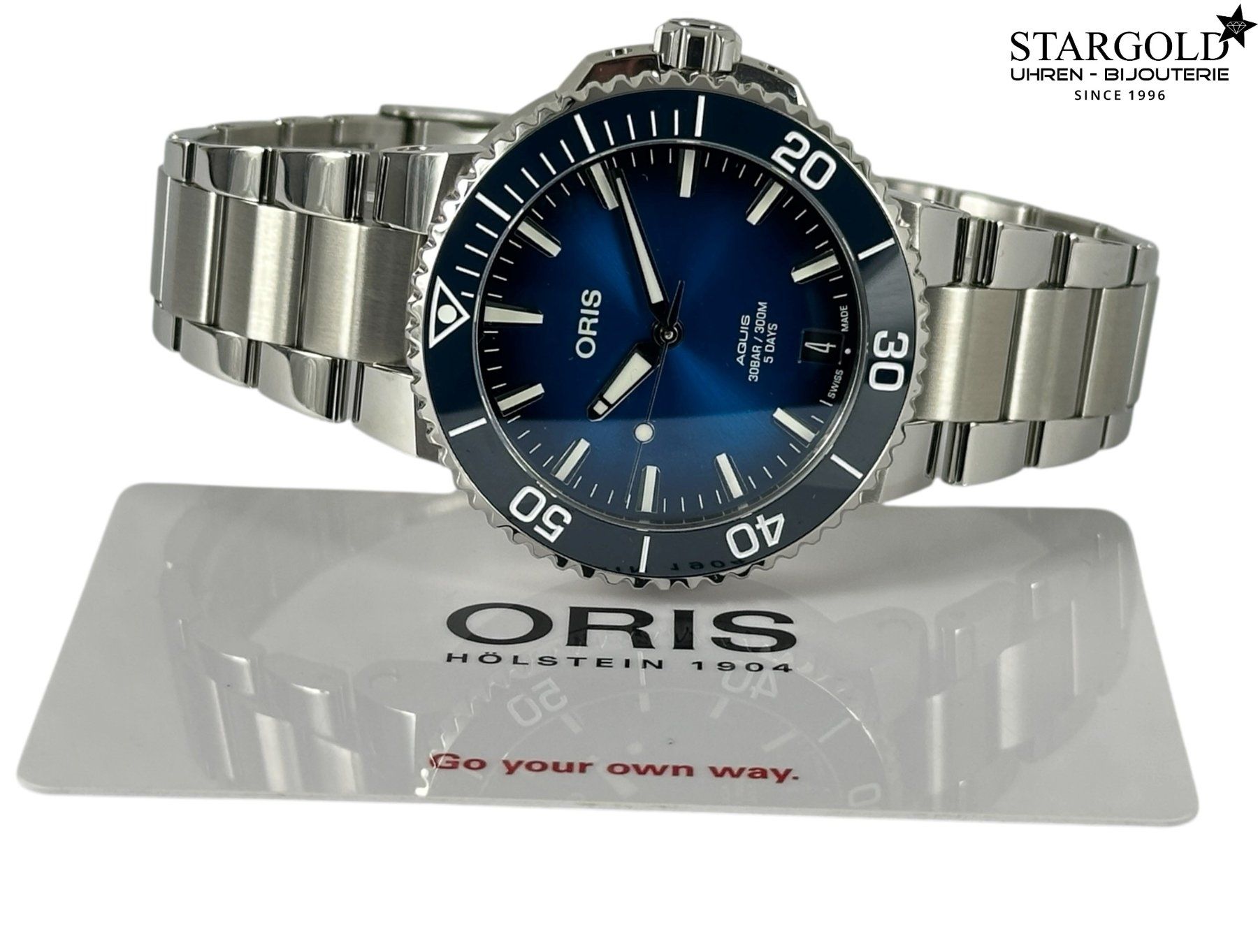Oris Orologi: Oris Aquis Date - 01 400 7769 4135 – Usato da Zürich venduto da Stargold-Uhren 8