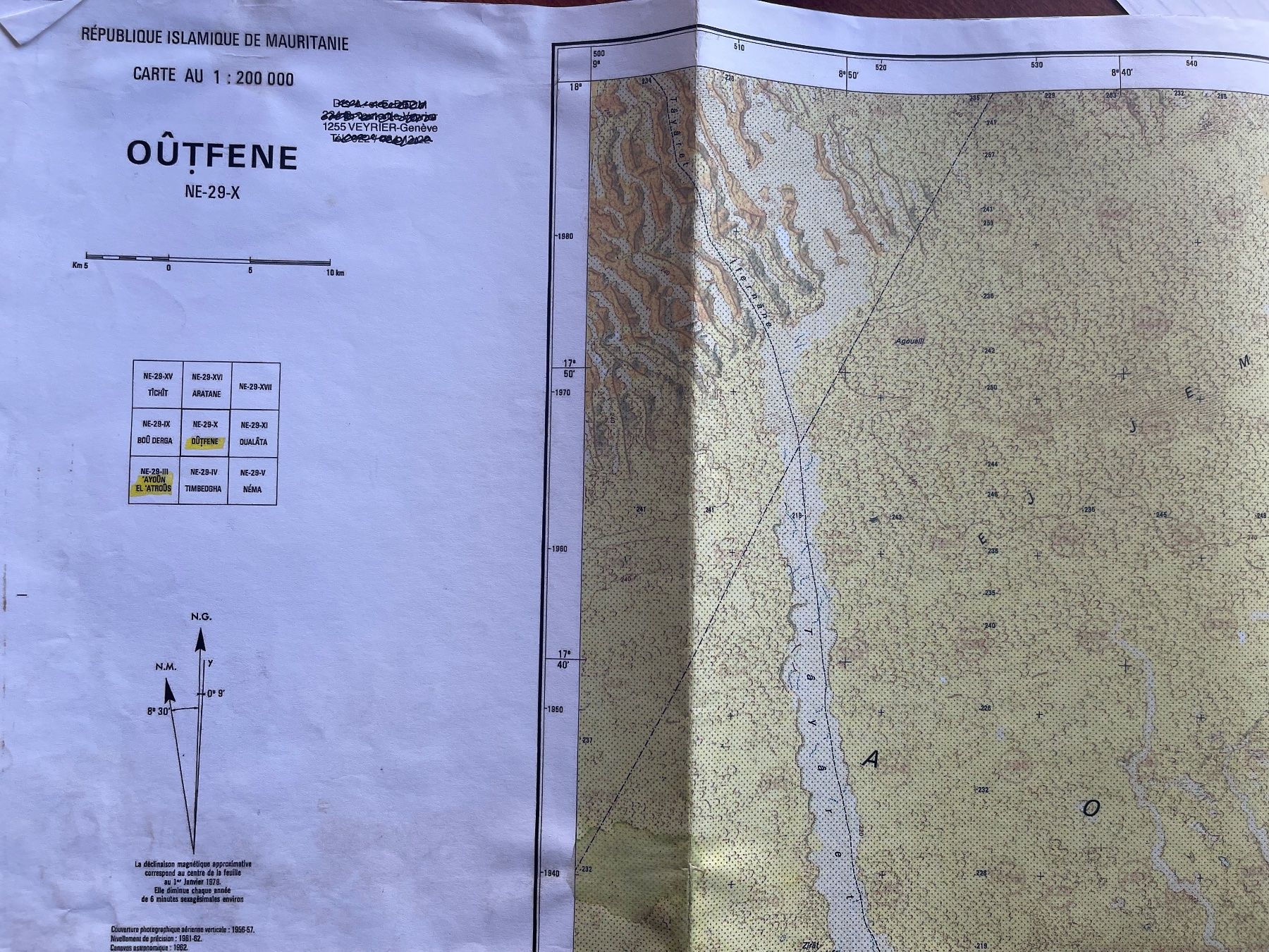 Cartine & Atlanti: Cartes couleur de Mauritanie – Nuovo (secondo la descrizione) da Nyon venduto da Moeda