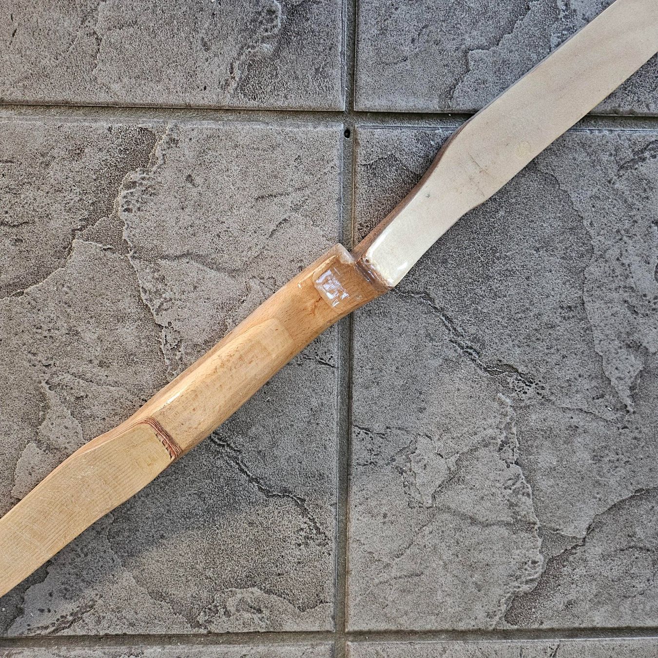 Tiro con l'arco: 153cm Langer Flachlangbogen, Laminiert, Rohling – Usato da Weisslingen venduto da PfeilBogenMesser 7