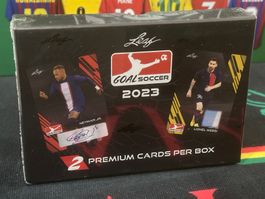 ⚽ 2023 Leaf Goal Soccer Hobby Box 🔥 2 Premium Hits pro Box