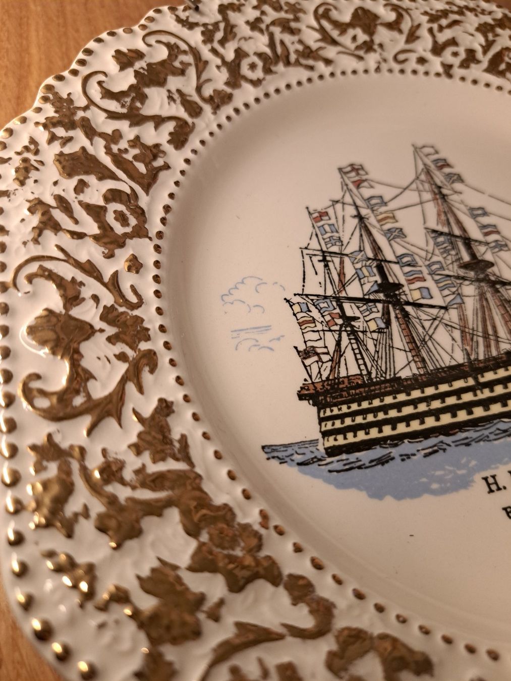 Teller: Teller Schiff Lord Nelson H. M. S.  Victory – Gebraucht aus Embrach von YVBER 1
