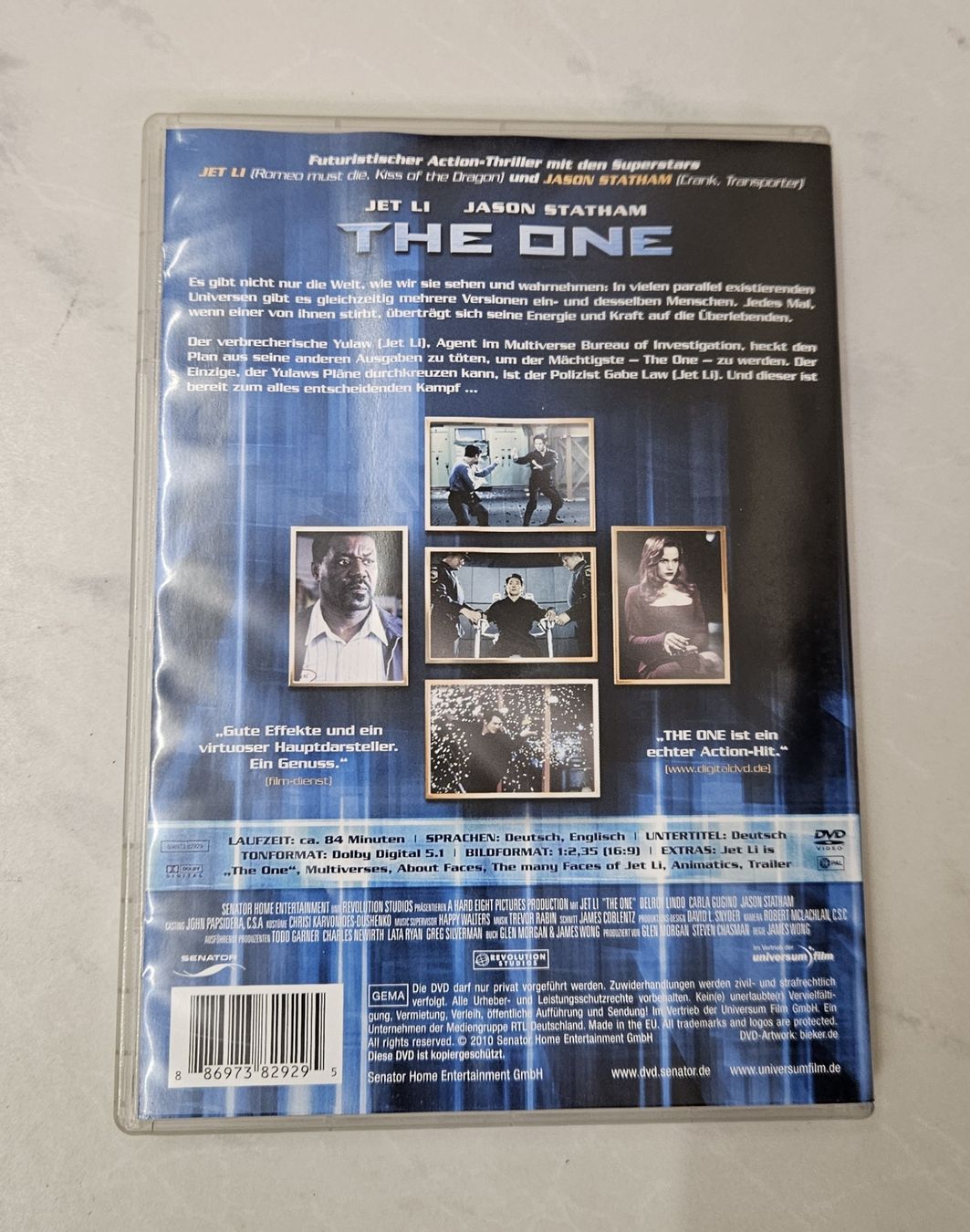 Tutti i DVDs: DVD - The One - Jet Li & Jason Statham - Uncut Version – Usato da Regensdorf venduto da 8Collect 2