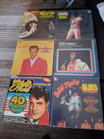 Lot de 9 disques vinyles d'Elvis Presley