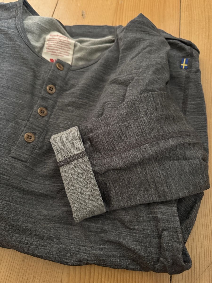 Unterwäsche: fiällräven base sweater no 3 merino baselayer dünner pulli L – Gebraucht aus Bern von vira1