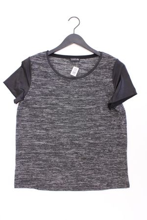 Taifun T-Shirt Gr. 42 Kurzarm grau
