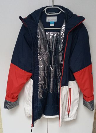 Columbia wasserdichte Jacke mit Kapuze Omni-Tech, Größe L