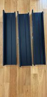 3× IKEA MOSSLANDA Bilderleisten 55 cm Schwarzbraun