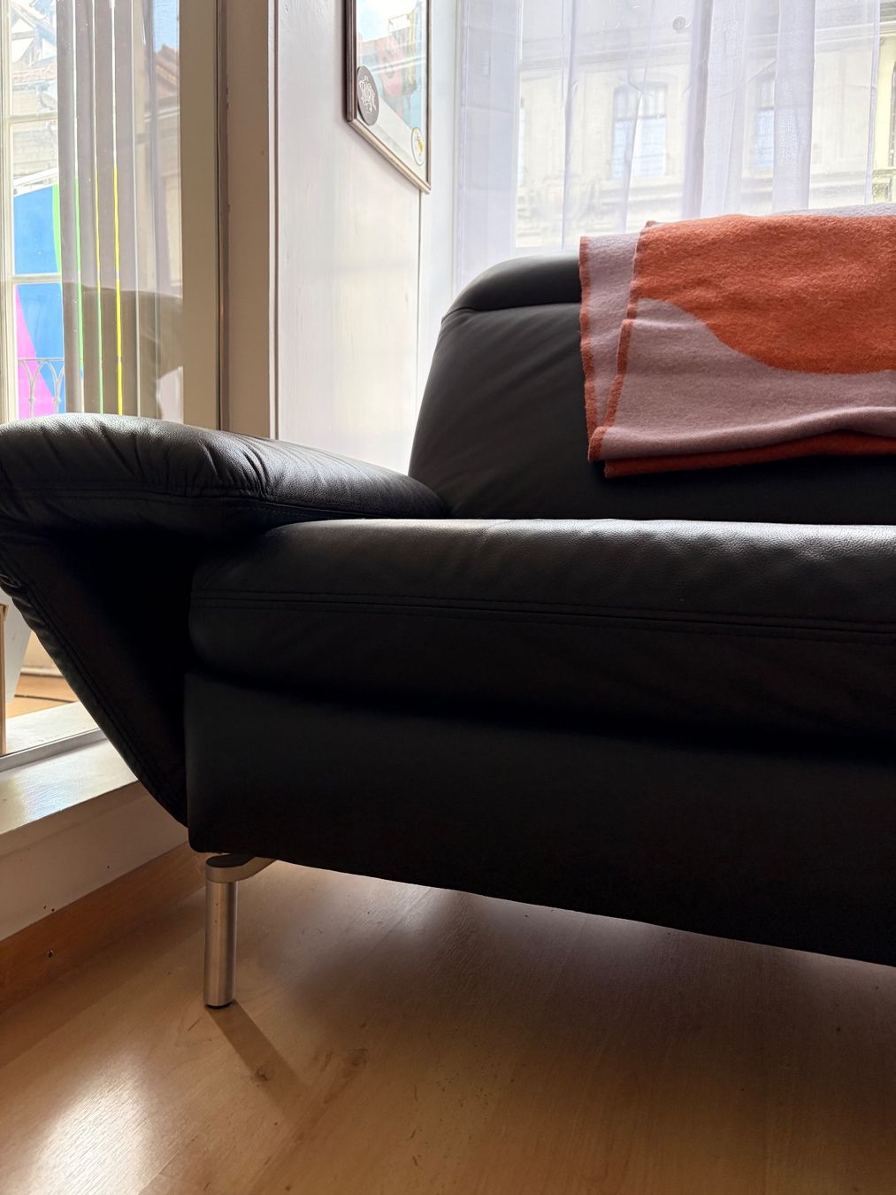Pfister Sofas: Ecksofa Pfister Leder Schwarz – D'occasion à Bern par mic_7clt 5