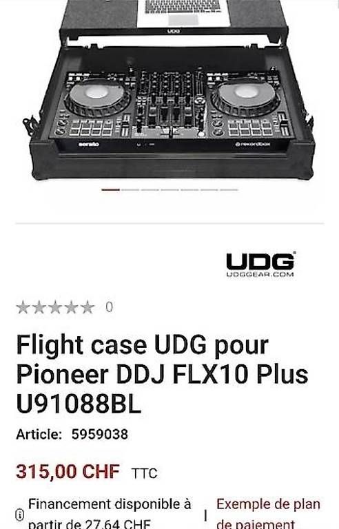 Reisekoffer: UDG Ultimate Flight Case for DDJ-FLX10 – Gebraucht aus Fribourg von Nice_SBK