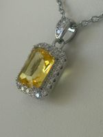 Luxus Elegante Zirkonia Kette Farbe : Silber weiss Gelb