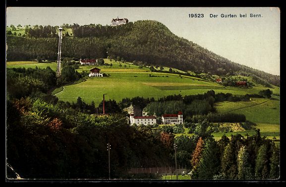 Cartoline postali: AK Bern, Gurten mit Umgebung – Usato da Berlin venduto da bartko-reher