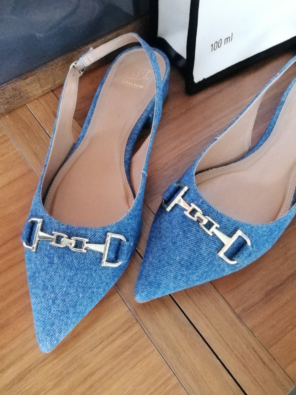 Dune London Scarpe da donna: Slingback Pumps in Jeanslook – Usato da Rheinfelden venduto da Illy84 1