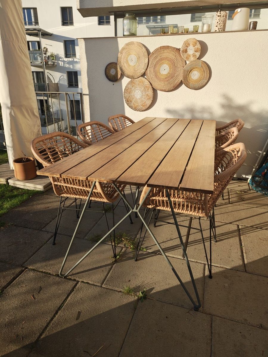 Houe Tavoli: Gartentisch Bambus von Houe – Usato da Zürich venduto da Stefconde 3
