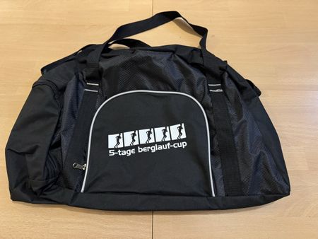 Sporttasche/Reisetasche 5-Tage-Berglauf-Cup, schwarz, neu