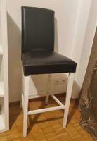 Barhocker Kunstleder schwarz weiss gute Zustand