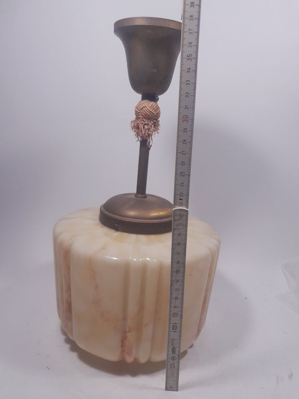 Kronleuchter & Deckenlampen: Antike Deckenlampe - Glas - Jungendstil / Art Deco? – Gebraucht aus Männedorf von Bel-view 1