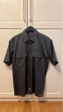Dickies Hemd Grösse M Grau Kurzarm