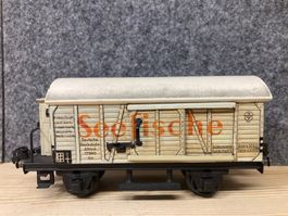 Märklin Spur 0 Ged. Güterwagen 17940 "Seefische" weiss DRG