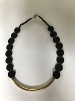 Collier artisanal perles en bois