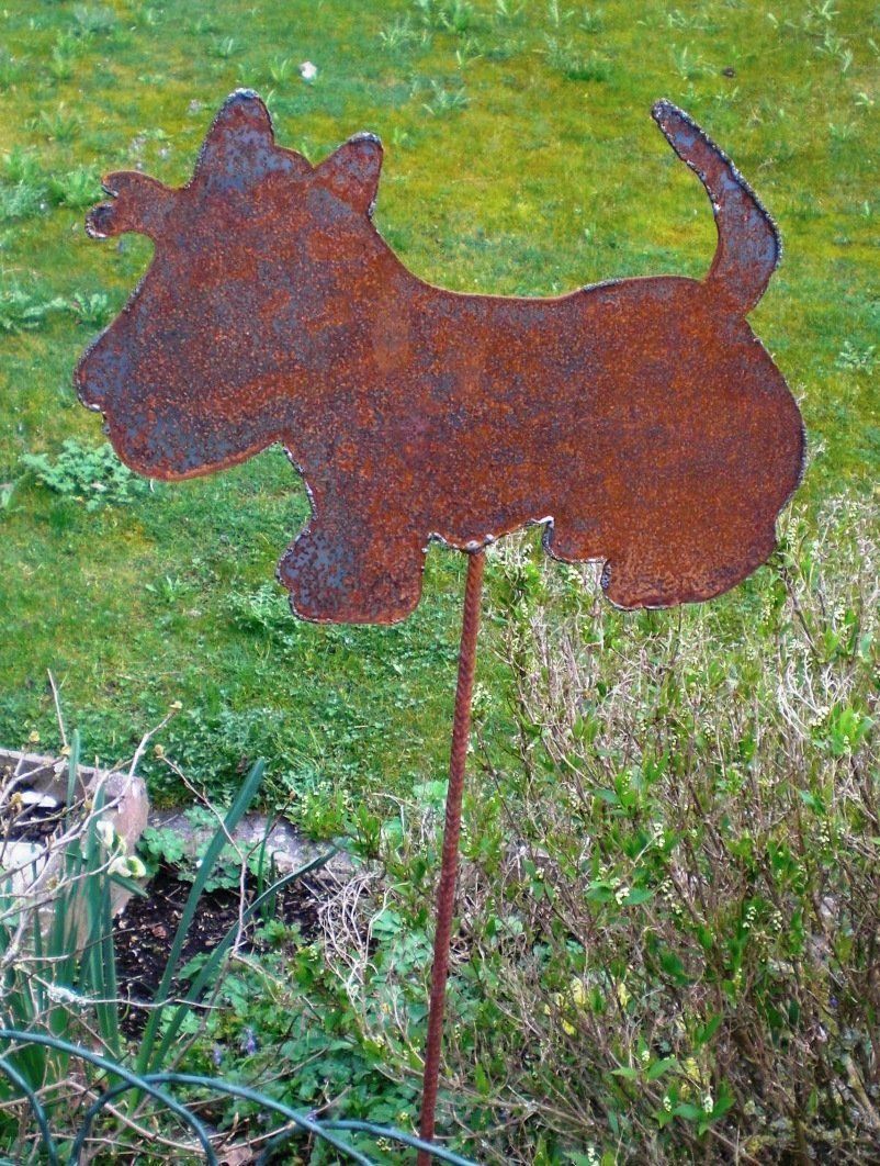 Sculture & Statue: Schottischer TERRIER aus Eisenblech – Nuovo (secondo la descrizione) da Egliswil venduto da chroetli22 1