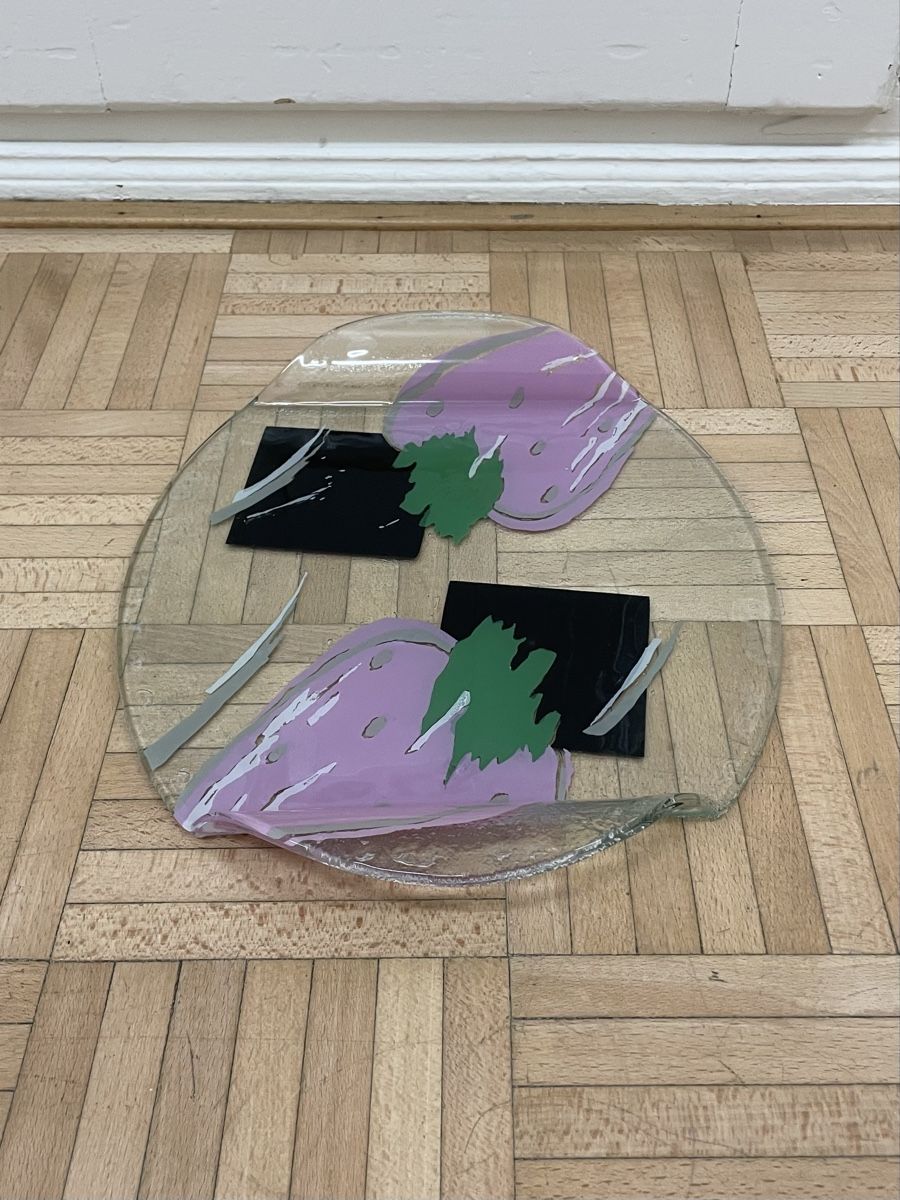 Servierplatten: 80s Design Glas Serviertablett vintage Design Glasplatte – Gebraucht aus Zürich von Vintagewiesel 3