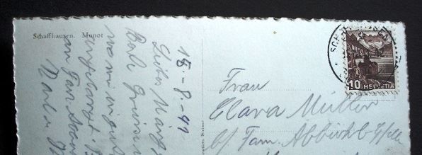 Cartoline postali: SCHAFFHAUSEN Munot – Usato da Jona venduto da philajona 1