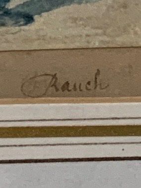 Gemälde: Charles Rauch (1791-1857)Aquarell – Gebraucht aus Biel/Bienne von Katja01112 4