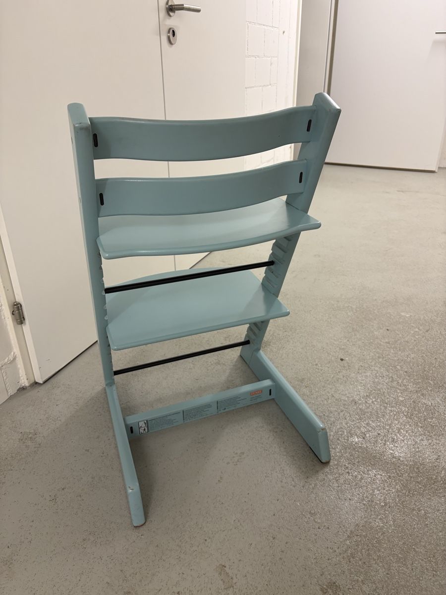 Stokke Hochstühle: stokke tripptrapp blau – Gebraucht aus Höri von restverkauf_zh 2