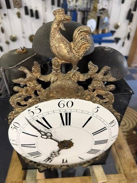 Orologi: 3 GLOCKEN COQ- COMTOISE MIT WECKER UND BART 3 GEWICHTE – Usato da schaffhausen venduto da eibam 1