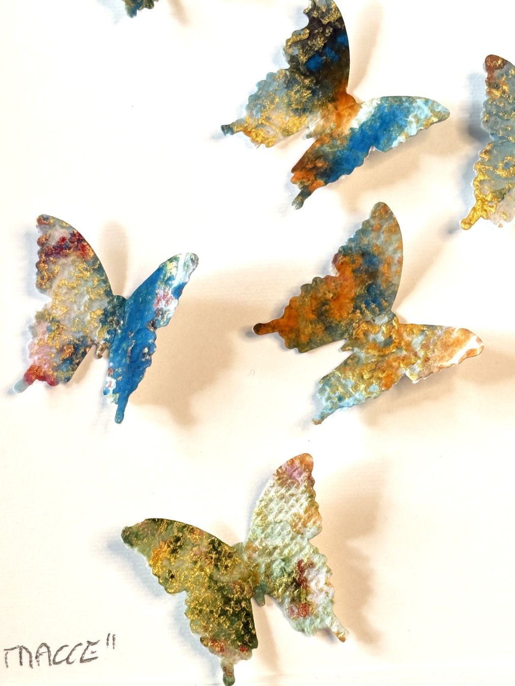 Dipinti: Andrea Scacciotti 3D-Schmetterlings-Wandkunst – Usato da Ponte Tresa venduto da 11GalleriaAlterEgo11 2