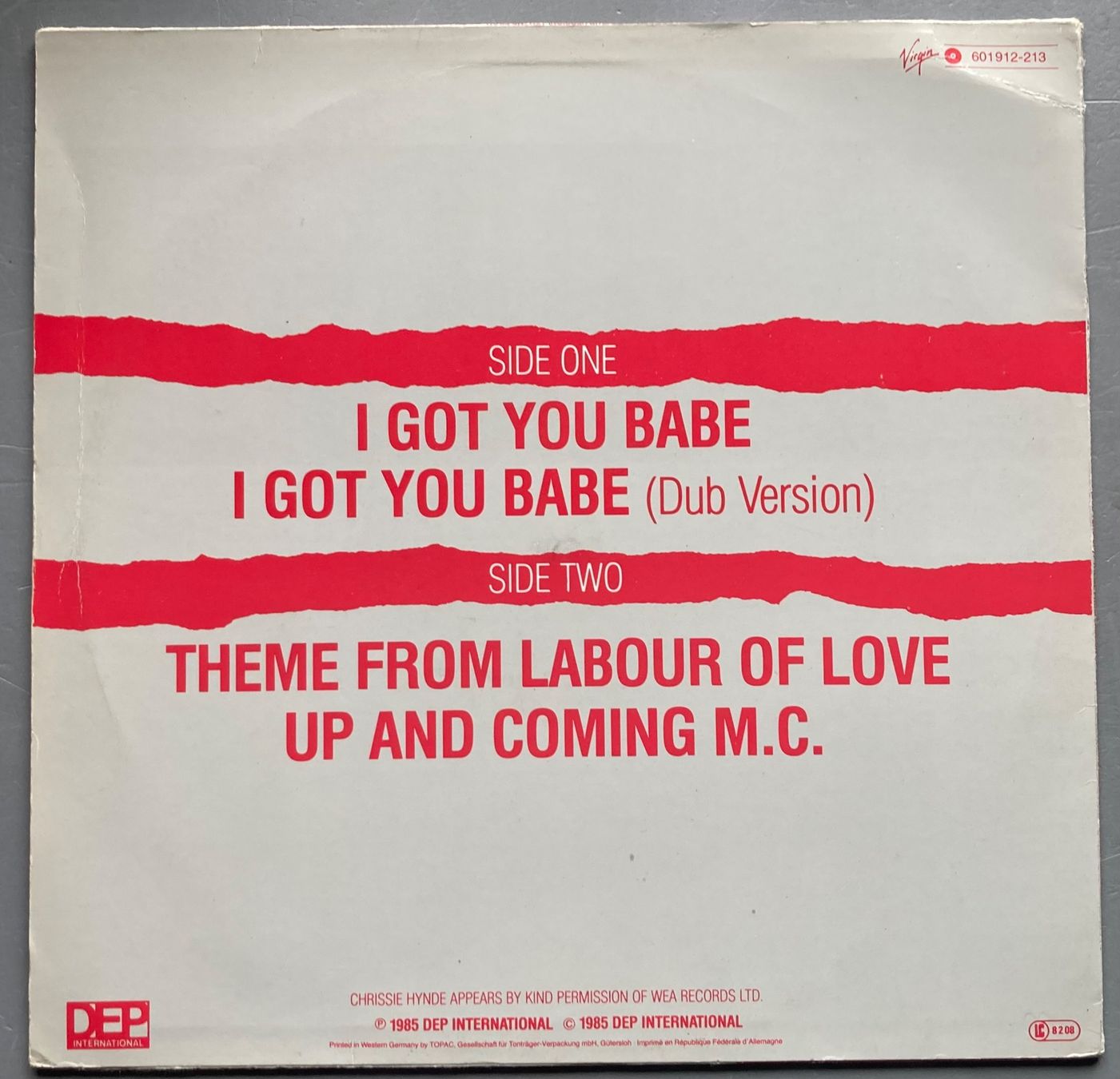 Schallplatten: UB40 - I GOT YOU BABE – Gebraucht aus Poliez-Pittet von Newtown-Records 1