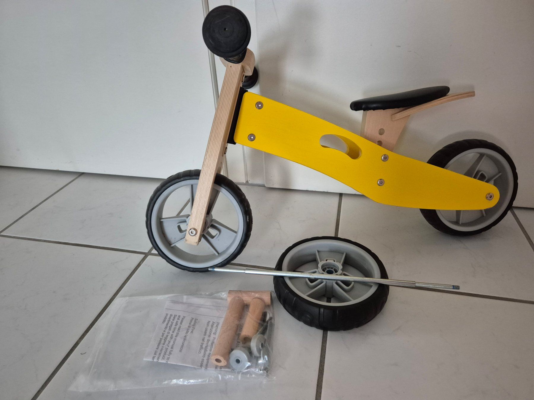 Biciclette: Lernlaufvelo 2in1 / 3-/2-Rad Holz – Usato da Stäfa venduto da unn_dj8d 3