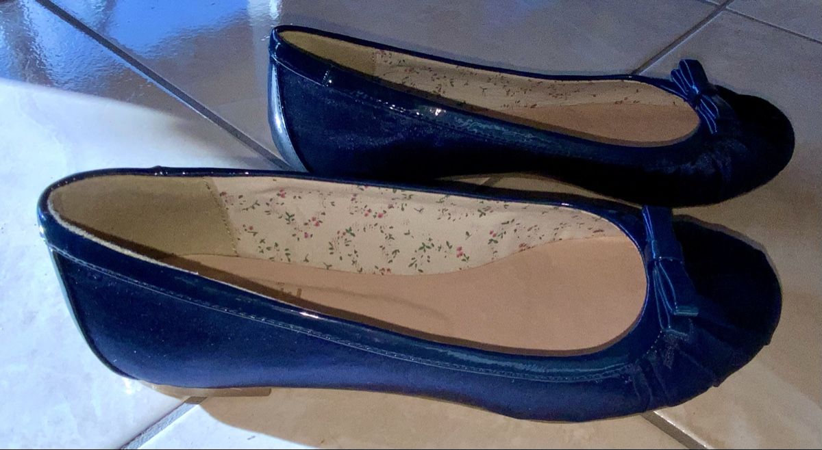 Cube Scarpe da donna: CUBE Ballerinas, blau/marinblau, Grösse 38 – Usato da Vinelz venduto da Viewfinder84 3