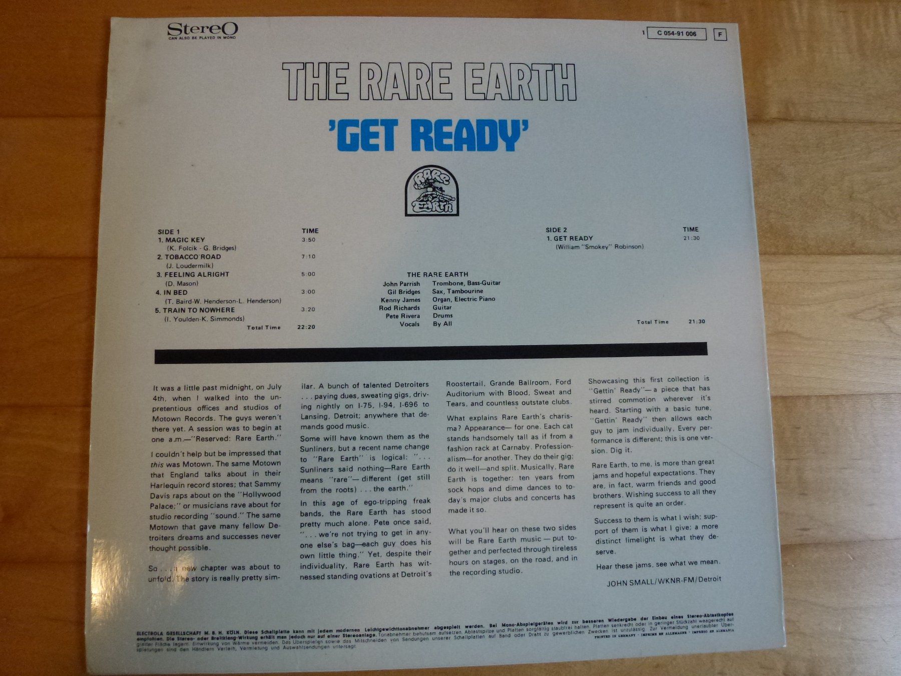 Dischi in vinile: Rare Earth – Get Ready – Usato da Bern venduto da Frebo 1